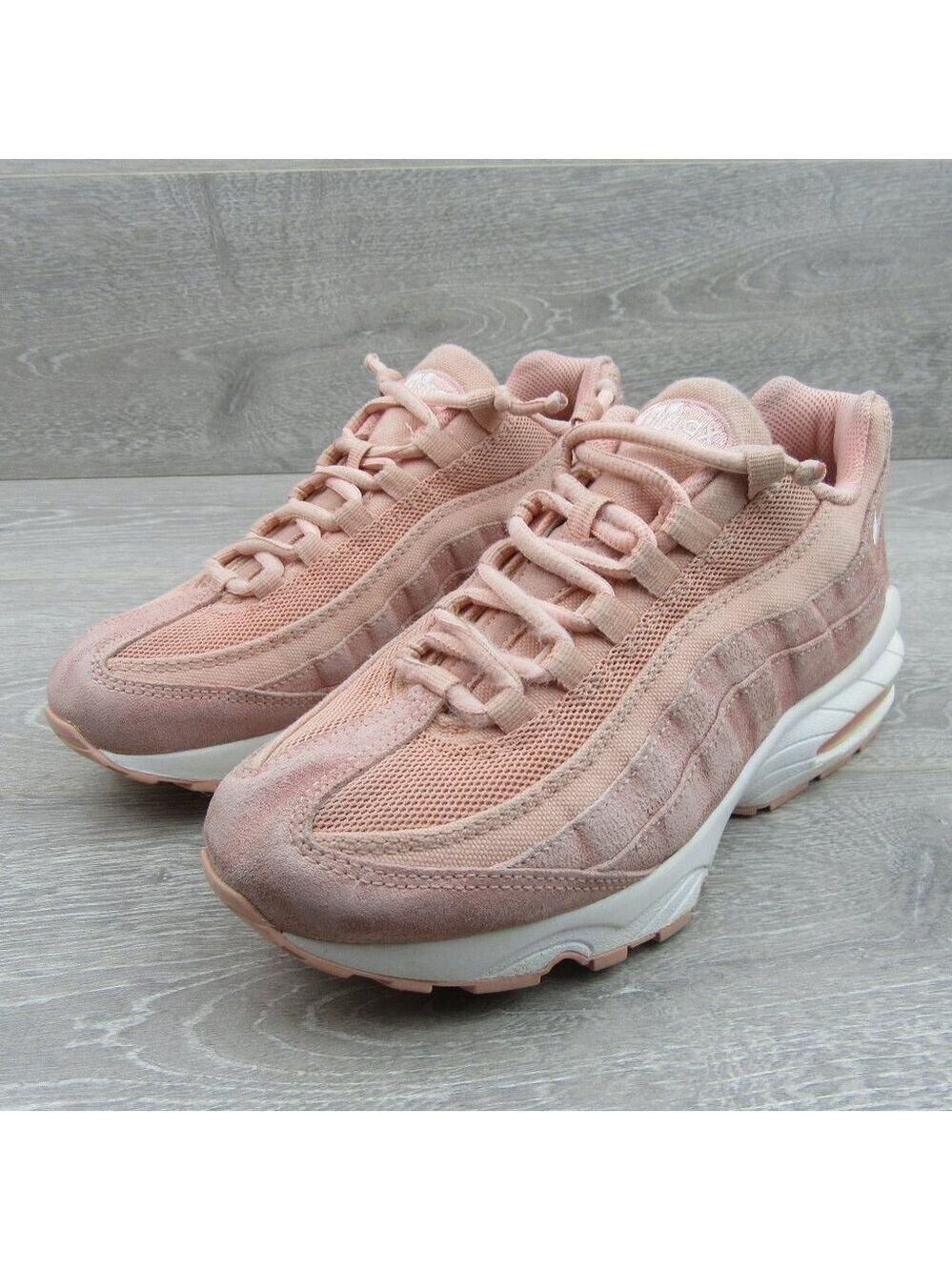 Nike Air Max 95 Sneakers Size 6Y Coral Pink Stardust  *USED*